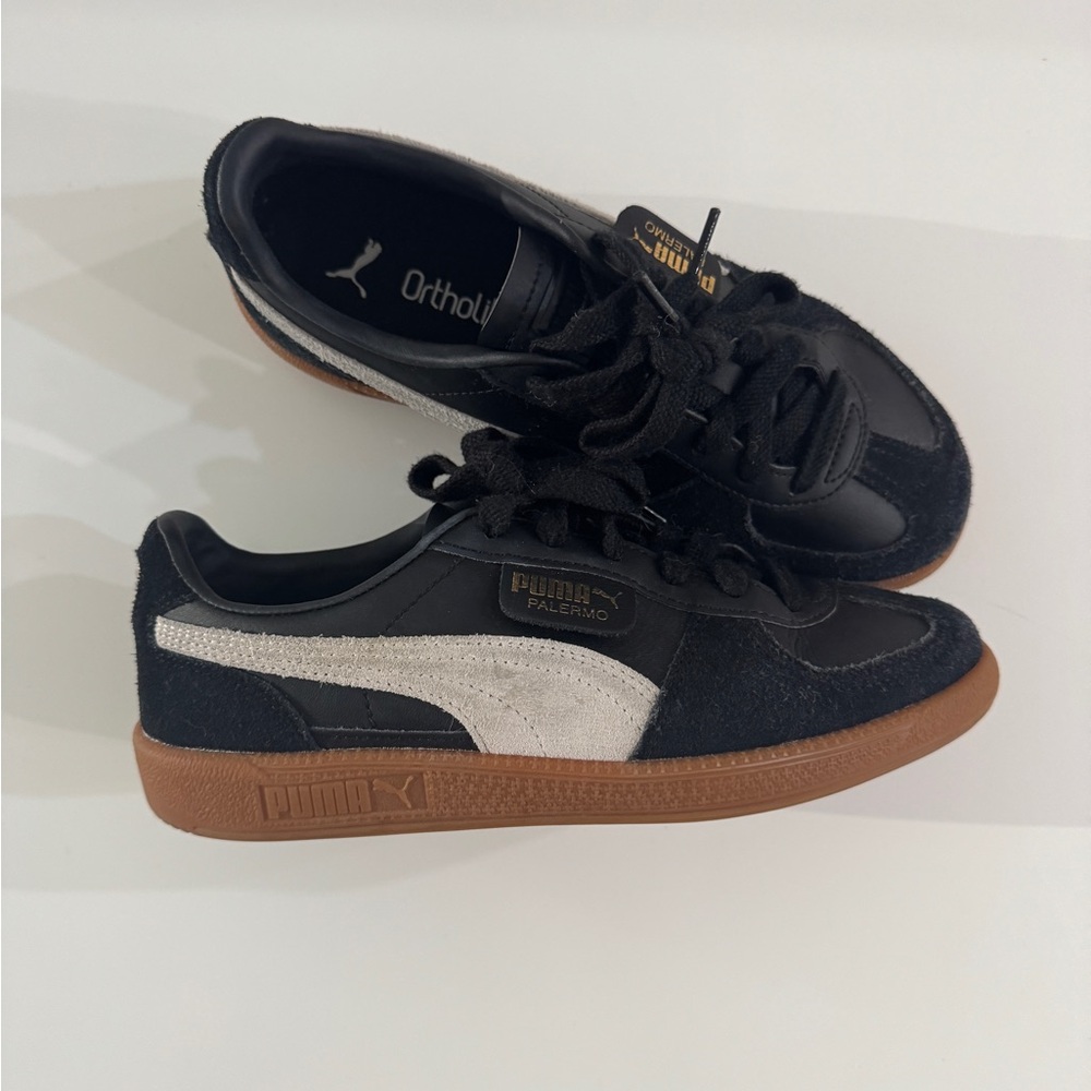 Puma Palermo leather big kids sneakers
